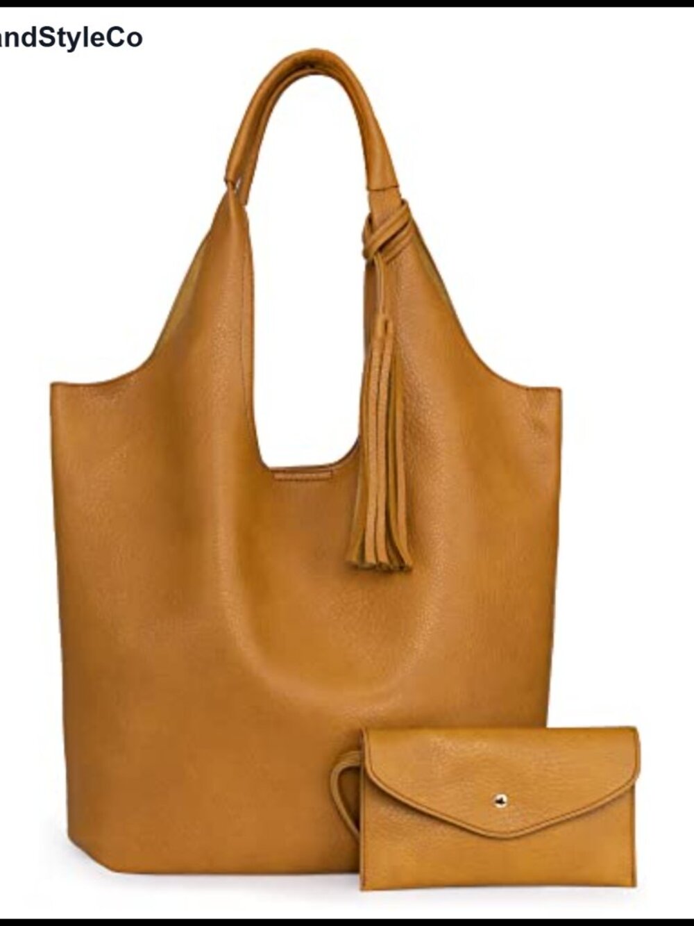 Large Slouchy Hobo Bag Shoulder Purses Top Handle Vegan Leather Handbag